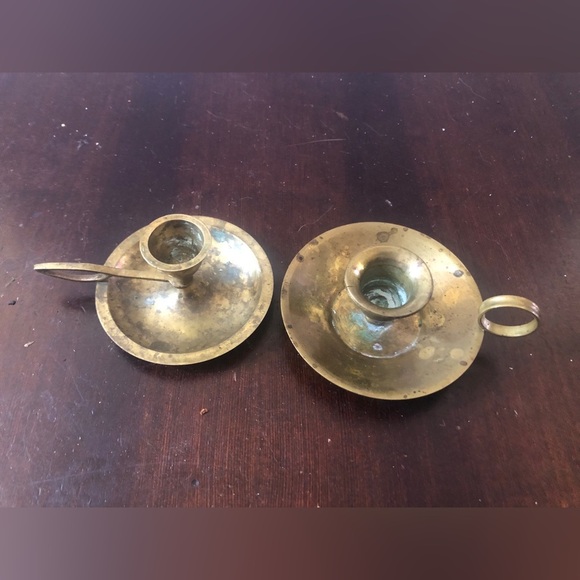 Other - Vintage Brass Candle Stick Holders. 2.